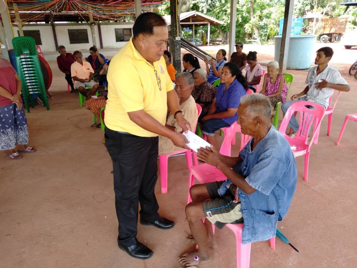 จ่ายเงินช่วยเหลือผู้ประสบวาตภัย ที่เกิดขึ้นเมื่อ วันที่ 12 พ.ค.62        