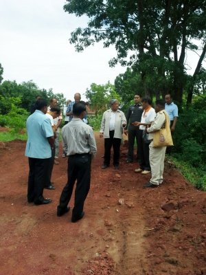 โครงการการกักน้ำในเขตชุมชน (08/08/57)