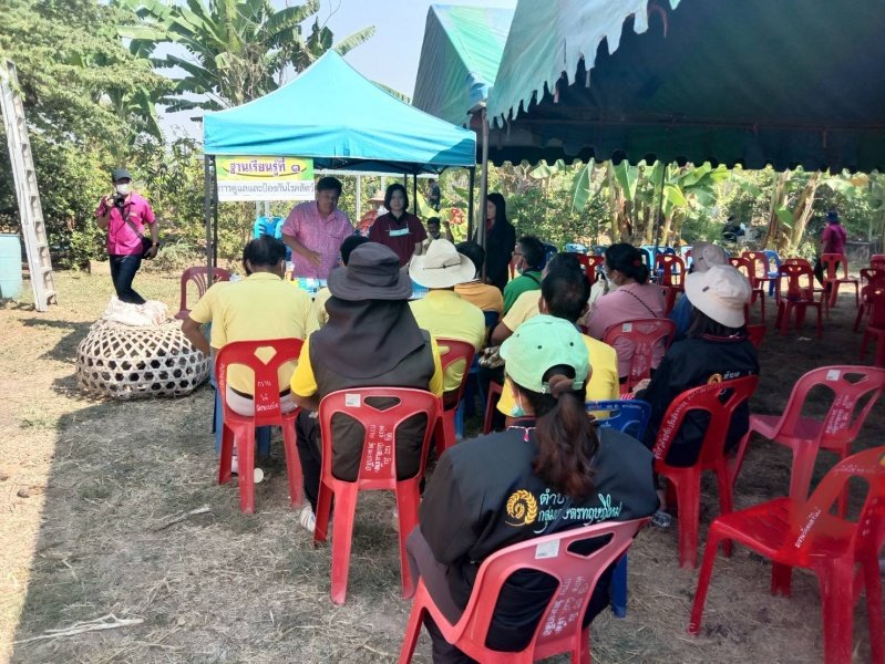 โครงการการเกษตรอินทรีย์ ประจำปีงบประมาณ 2564 วันที่ 23 ก.พ 64