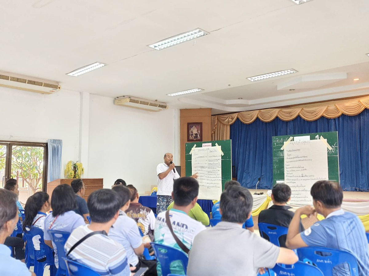 ประชาคมแผนพัฒนาสุขภาพกองทุนหลักประกันสุขภาพ อบต.มะค่า