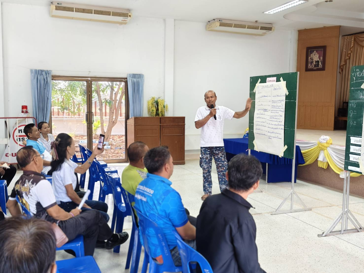 ประชาคมแผนพัฒนาสุขภาพกองทุนหลักประกันสุขภาพ อบต.มะค่า