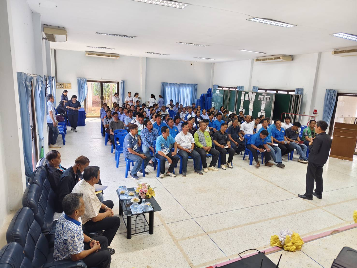 ประชาคมแผนพัฒนาสุขภาพกองทุนหลักประกันสุขภาพ อบต.มะค่า